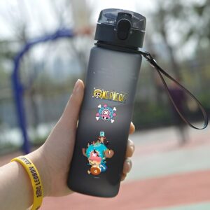 Gourde Chopper One Piece en verre borosilicaté 550 ml avec paille
