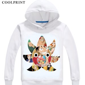 Hoodie polyester Luffy et équipage Mugiwara Pirates Chapeau de Paille One Piece