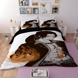 Housse de couette One Piece Ace avec design haute définition