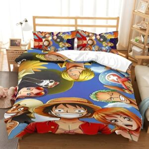 Housse de couette One Piece représentant l'équipage du Chapeau de Paille