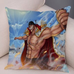Housse coussin One Piece Edward Newgate Barbe Blanche polyester 45x45