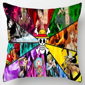 Housse coussin équipage Mugiwara 45x45 cm One Piece