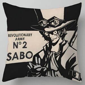 Housse coussin Sabo 45x45 cm polyester One Piece déco