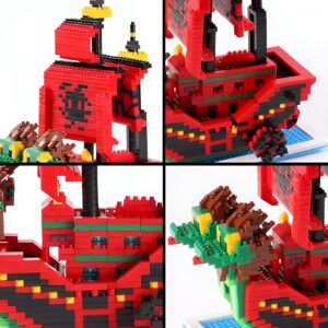Nanoblock Bateau Kujas détaillé 1560 pièces construction One Piece