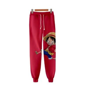 Jogging rouge Luffy Gear 3 transformation One Piece