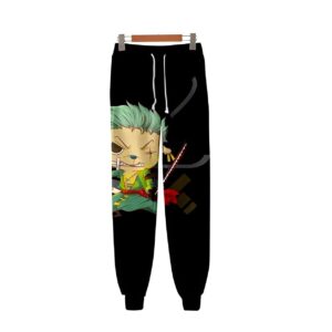Jogging One Piece Roronoa Zoro Warrior Style