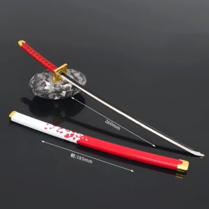 Katana Raiu décoratif inspiré de Shiliew de la Pluie Blackbeard Pirates One Piece
