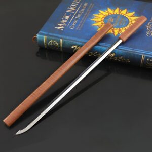 Réplique de katana Shirasaya inspirée de Roronoa Zoro, 108 cm, métal, style épuré One Piece