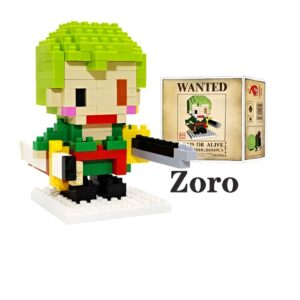 Figurine NanoBlock Roronoa Zoro épéiste Mugiwara construction micro-briques
