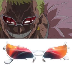 Lunettes style Doflamingo pour cosplay One Piece accessoire