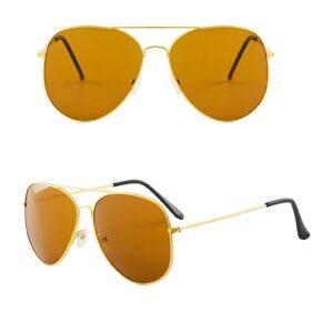 Lunettes soleil style Nico Robin monture dorée One Piece