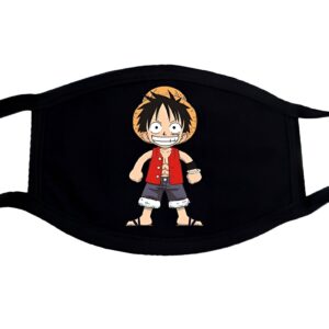 Masque enfant Mini Luffy coton doux respirant équipage Mugiwara