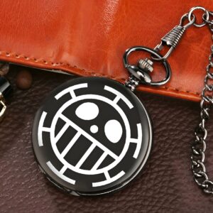 Montre de poche Trafalgar Law cadran vintage One Piece