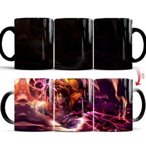 Mug Luffy Gear 5 révélation thermique One Piece céramique