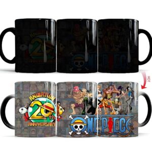Mug thermosensible One Piece 20 ans équipage Mugiwara complet