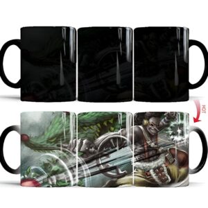 Mug effet thermique Usopp scène aventure One Piece céramique