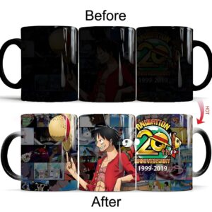 Mug céramique thermoréactif Luffy 20e anniversaire One Piece