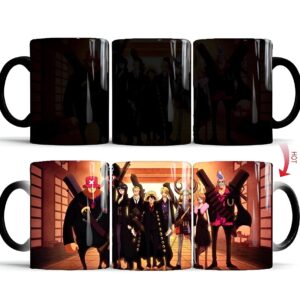 Mug thermoréactif révélant l'Équipage du Chapeau de Paille en costumes STRONGWORLD
