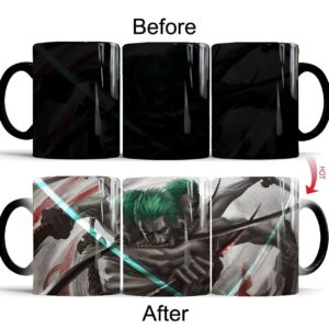 Mug céramique Zoro thermo-réactif effet singulier One Piece
