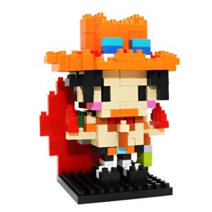 Figurine NanoBlock Ace Portgas mini-briques construction One Piece