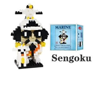 Figurine NanoBlock de Sengoku officier Marine One Piece 410 pièces miniatures
