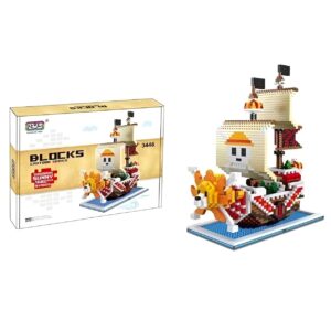 Nanoblock Thousand Sunny navire Mugiwara 1680 pièces New World