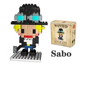 Figurine Nanoblock Sabo 236 pièces jeu construction One Piece