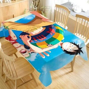Nappe One Piece 140x180 cm motif Luffy Zoro plage relaxation tissu Oxford