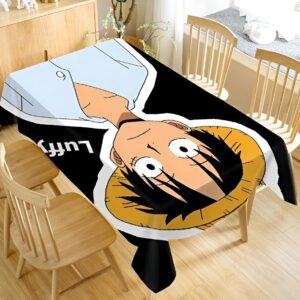 Nappe rectangulaire Monkey D. Luffy motif One Piece pour table 140x180 cm