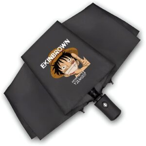 Parapluie pliant Luffy classique coloris noir et blanc polyester One Piece