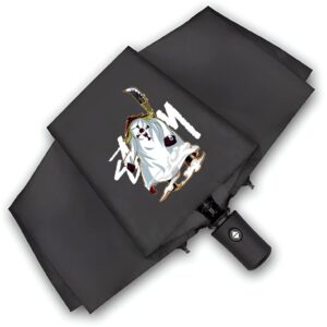 Parapluie motif Akainu amiral Marines coloris noir et blanc One Piece