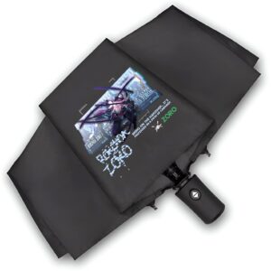 Parapluie motif sabres Zoro coloris noir et blanc polyuréthane One Piece