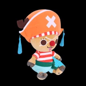 Peluche Tony Chopper en costume Baggy, coton doux, figurine anime One Piece