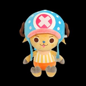 Peluche Tony Chopper doux compagnon 25-30cm coton, personnage manga One Piece