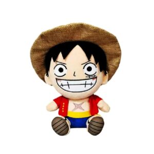 Peluche Luffy Chapeau Paille One Piece douce