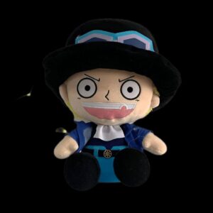 Peluche Sabo One Piece en coton, couleurs canon du personnage, 25-30 cm