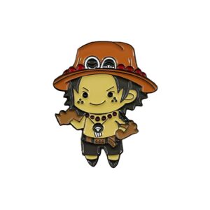 Pin's Portgas D Ace métal chapeau orange Whitebeard