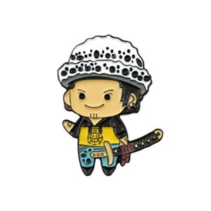 Pin's Trafalgar Law chibi métal Heart Pirates