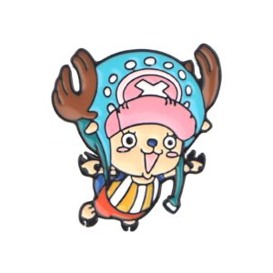 Pin's en metal a l'effigie de Tony Tony Chopper, renne medecin des Mugiwara