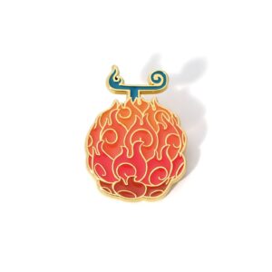 Pin's métal fruit des flammes Mera Mera no Mi One Piece