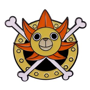 Pin's métal logo Thousand Sunny soleil rieur Mugiwara One Piece