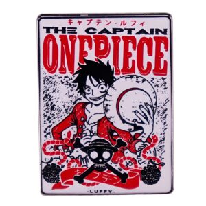 Pin's metal avis de recherche Luffy wanted One Piece