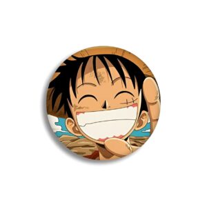 Pin's Luffy Souriant Optimisme One Piece 58 mm