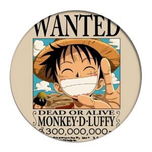 Pin's Luffy WANTED inspiré de l'avis de recherche One Piece