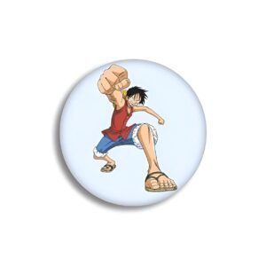 Pin's Luffy poing déterminé One Piece 58 mm