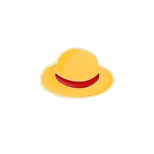 Pin's metallique hommage au chapeau de paille de Monkey D Luffy
