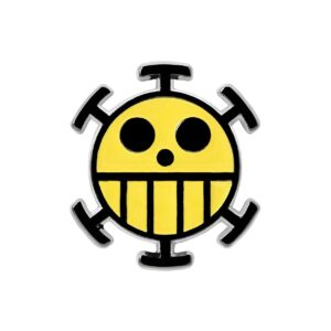 Pin's Jolly Roger Heart Pirates Trafalgar Law métal-émail