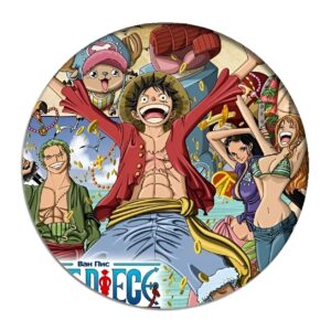 Pin's badge Nakamas One Piece équipage Chapeau de Paille