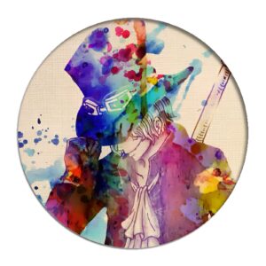 Pin's Sanji Vinsmoke style aquarelle One Piece 58 mm