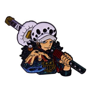 Pin's metal Trafalgar Law Heart Pirates One Piece